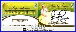 2007-08 Select Cricket Cards Signature Redemption Card SS5 Brett Lee-Rare