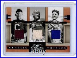 2008 Donruss Classics Jim Thorpe Baugh Strong Triple Game Used Jersey /100 HOF