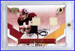 2008 Gridiron Gear Performers #P24 John Riggins Game Used Dual Jersey Auto /25