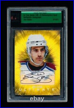 2008 Itg Hockey Joe Sakic Ultimate Autograph Redemption Avalanche 1/1