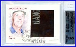 2008 Sportkings Postcard Redemption Dual Relic #host Hogan/stewart 1/1 Mint 9