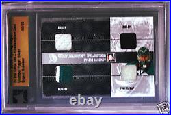 2009 ITG ULTIMATE Memorabilia8 REDEMPTION (4 PCS) NABOKOV 6/9 Jersey, Emblem