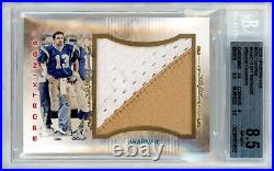 2009 Sportkings Box Top Redemption 1/1 Kurt Warner Rams Jersey Relic Bgs 8.5