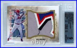 2009 Sportkings Box Top Redemption 1/1 Rafael Palmeiro Jersey Relic! Bgs 9