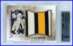 2009 Sportkings Box Topper 1/1 Game-used Ben Roethlisberger Relic! Bgs 9