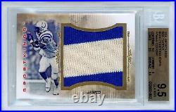 2009 Sportkings Box Topper 1/1 Game-used Edgerrin James Relic! Bgs 9.5