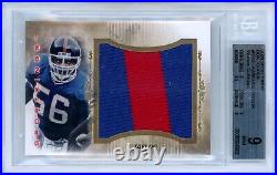 2009 Sportkings Box Topper 1/1 Game-used Lawrence Taylor Memorabilia! Bgs 9