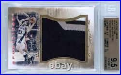 2009 Sportkings Box Topper 1/1 Manu Ginobili Memorabilia Bgs Gem Mint 9.5