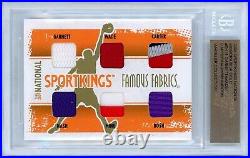 2009 Sportkings National Gold 1/1 Garnett, Wade, Carter, Nash, Ming, Bosh Relics