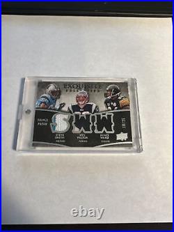 2009 UD Exquisite Smith welker ward Game-Used Stained Patch #/25