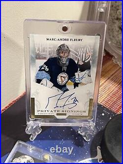 2010-11 Marc-Andre Fleury PRIVATE SIGNINGS Panini SP! FHOF