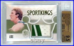 2010 Sportkings 31st National #sk109 Gold 1/1 Larry Bird Used Relic! Bgs 9.5