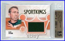 2010 Sportkings 31st National #sk120 Gold 1/1 Bart Starr Memorabilia Bgs 9.5