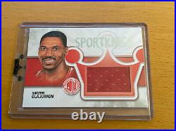 2010 Sportkings HAKEEM OLAJUWON game-used Jersey /9 National Redemption
