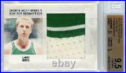 2010 Sportkings Larry Bird Box Top Redemption 1/1 Game-used Jersey Bgs Gem 9.5