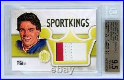 2010 Sportkings National Convention Gold #sk42 1/1 Doug Flutie Relic Bgs 9.5