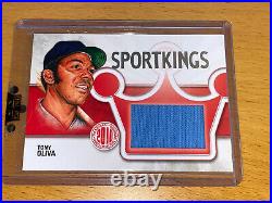 2010 Sportkings TONY OLIVA game-used jersey /9 National Redemption