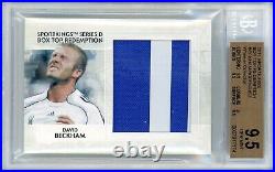 2011 Sportkings Box Top 1/1 Double-sided Beckham & Rodriguez Relics! Bgs 9.5