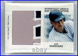 2011 Sportkings Box Top 1/1 Double-sided Beckham & Rodriguez Relics! Bgs 9.5