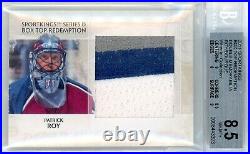 2011 Sportkings Box Top Redemption Double Sided Memorabilia Roy/bourque Bgs 8.5