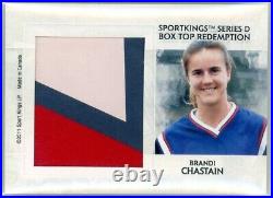 2011 Sportkings D. S. Box Top Redemption 1/1 Relic Pele/brandi Chastain Bgs 9