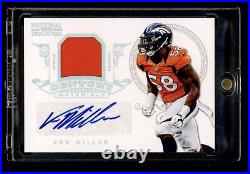 2012-13 National Treasures Century Von Miller Game Used Jersey Auto Holo /25