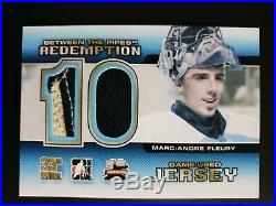 2012 Between the Pipes Redemption Game Used BTPR-42 Marc-AndreFleury #ed/10