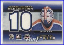 2012 ITG Between the Pipes Spring Expo Redemption Prizes Game-Used Grant Fuhr