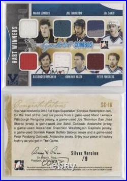 2012 ITG Silver 14-15 Vault Sapphire 1/1 Mario Lemieux Joe Thornton Sakic 0i6