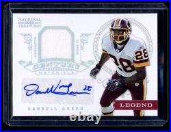 2012 National Treasures Century Legends Darrell Green Game Used Jersey Auto /25