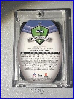 2012 RUSSELL WILSON TOPPS Game Time GIVEAWAY REFRACTOR ROOKIE RARE RC