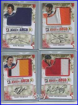 2013-14 ITG Enforcers II Jersey & Auto #6/10, Cam Russell. Chicago Blackhawks