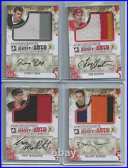 2013-14 ITG Enforcers II Jersey & Auto #6/10, Cam Russell. Chicago Blackhawks