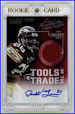 2013 Absolute Tools of Trade Darrell Green Game Used Helmet Relic Patch Auto /25