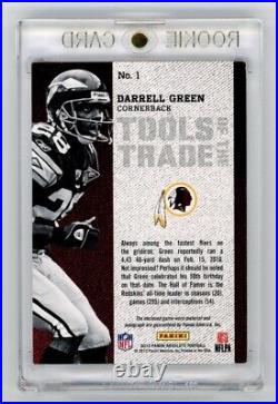 2013 Absolute Tools of Trade Darrell Green Game Used Helmet Relic Patch Auto /25