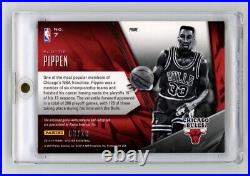 2013 Panini Spectra Scottie Pippen Game Used Patch On Card Auto Gold /10 HOF