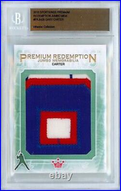2013 Sportkings Premium Redemption 1/1 Game-used Gary Carter Jersey Relic