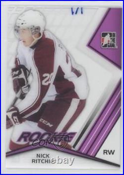 2014 ITG Draft Prospects Clear Rookie Redemption Purple 1/1 Nick Ritchie #10 0c3