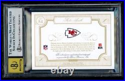 2015 Panini Flawless Silver Alex Smith Game Used Patch Auto /25 BGS 8.5/10 RARE