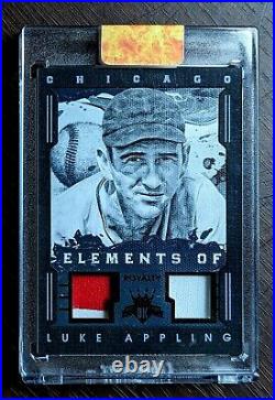 2016 Diamond Kings Luke Appling Dual 2 Color Game Used Patch Jersey #1/1 Encased