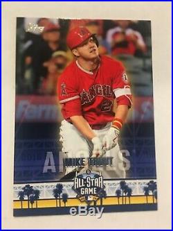 2016 Topps All Star Game Mike Trout Los Angeles Angels Redemption Pack Rare