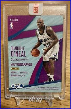 2017-18 Revolution Sealed Redemption Shaquille O'Neal Auto