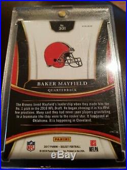 2017 Panini Select 2018 XRC Redemption #301 Baker Mayfield RC Rookie SP BROWNS