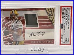 2017 Phoenix Aaron Rodgers Autograph Game Used Patch Jersey Auto /10 PSA 9 POP 1