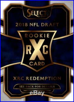 2017 Select Prizm Tie Dye #306 2018 Saquon Barkley XRC RC Redemption/25 Giants