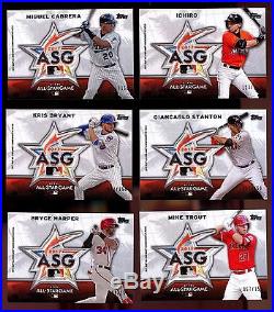 2017 Topps All Star Fanfest Relic Set & Wrapper Redemption Set