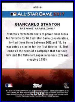 2017 Topps All Star Giancarlo Stantion All Star Game Redemption Miami Marlins
