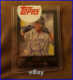 2017 Topps Gallery Aaron Judge Rookie Auto! #62/99 plus redemption card