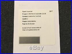 2018-19 Impeccable #/3 Charles Barkley Indelible Ink On-Card Auto Redemption