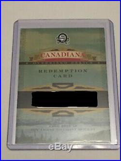 2018-19 Opc Coast To Coast Canadian Tire Canadiana Relics Redemption Card